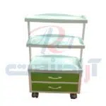 ترالی زیبایی دو کشو سه طبقه آراصنعت مدل 900